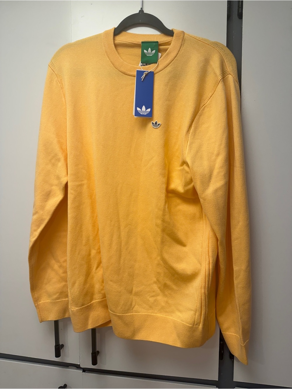Adidas originals golf Mr Crewneck Sweater Ice tangerine men’s Medium NWT